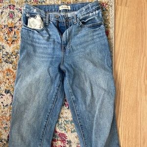 Madewell tall mom jeans